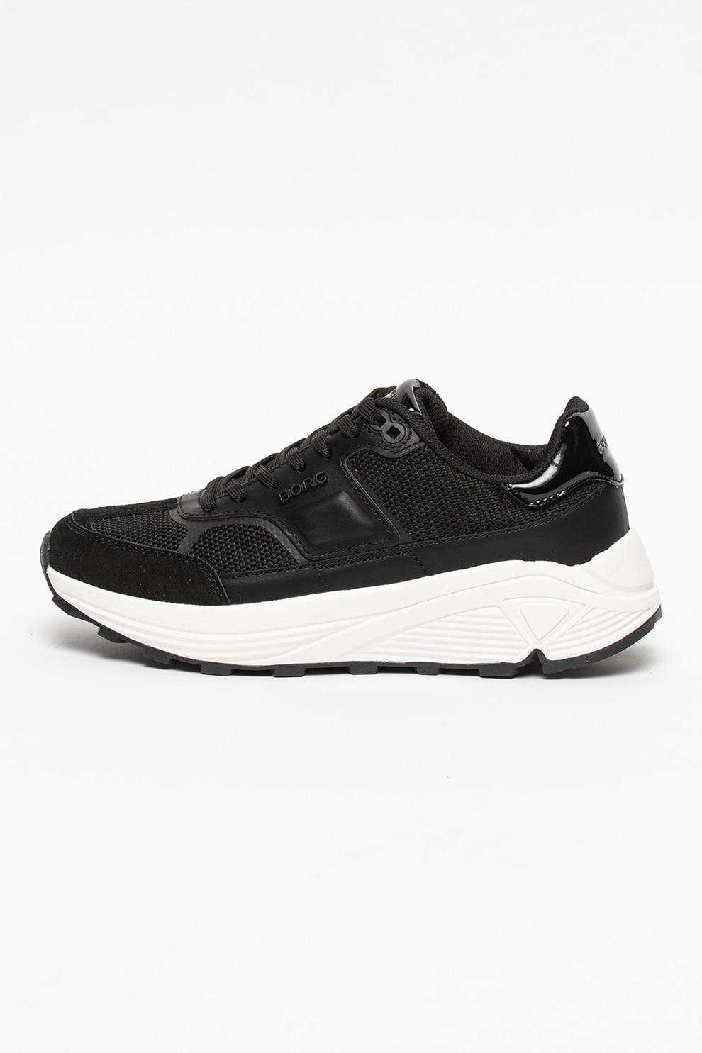 Björn Borg, Pantofi sport low-top cu garnituri de piele intoarsa R1300