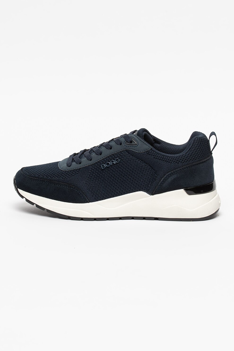 Björn Borg, Pantofi sport de material textil cu garnituri de piele R1900, Bleumarin, 45