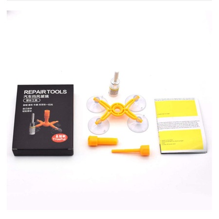 Kit pentru Repararea Parbrizului Azaly® - Usor de Folosit, Rezistent, Eficient, Rapid, Porotcaliu