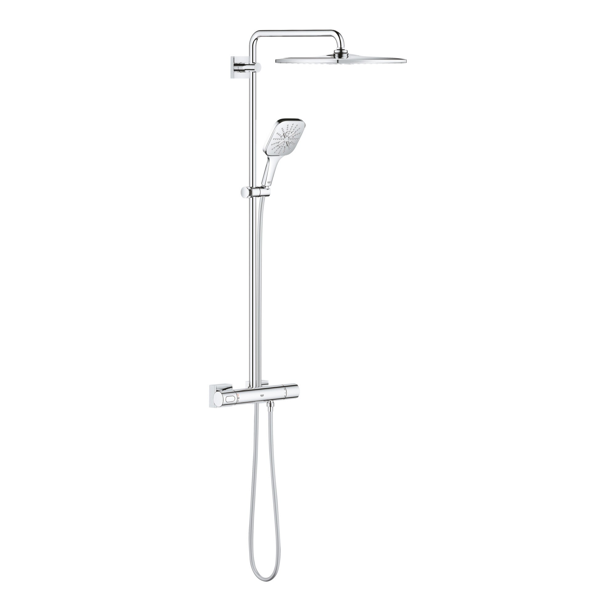Sistem de dus Grohe Rainshower SmartActive 310 26649000, aparent, termostat, 310 mm, crom