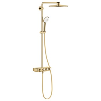Sistem de dus Grohe Euphoria SmartControl 310 26507GL0, termostat, 310 mm, aparent, push&turn, lucios, cool sunrise Sistem de dus Grohe Euphoria SmartControl 310 26507GL0, termostat, 310 mm, aparent, push&turn, lucios, cool sunrise