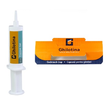 Set Capcana Tip Casuta, Gel Insecticid, Premise Gel 20g, Ghilotina, Momeala pentru Gandaci de Bucatarie, Baie, Canalizare, Remanenta pana la 4 luni, Dosaj 0.2g/m2, Efect in 24 ore Tip Cascada, Imidacloprid 21.5g/kg, Inodor Set Capcana Tip Casuta, Gel Insecticid, Premise Gel 20g, Ghilotina, Momeala pentru Gandaci de Bucatarie, Baie, Canalizare, Remanenta pana la 4 luni, Dosaj 0.2g/m2, Efect in 24 ore Tip Cascada, Imidacloprid 21.5g/kg, Inodor