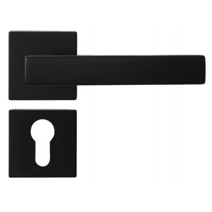 Maner usa Verofer cu rozeta patrata, pentru butuc yala, negru