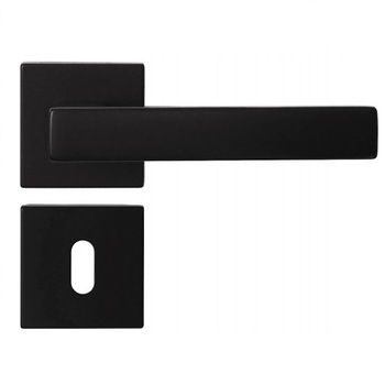 Maner usa Verofer cu rozeta patrata, pentru cheie, negru Maner usa Verofer cu rozeta patrata, pentru cheie, negru
