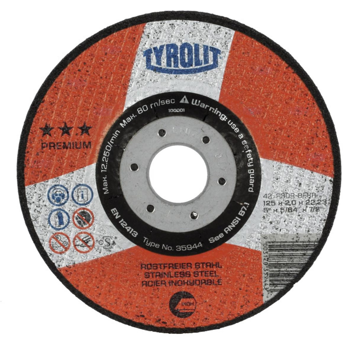 Disc de debitat Premium, Tyrolit, 125 x 2.0 mm