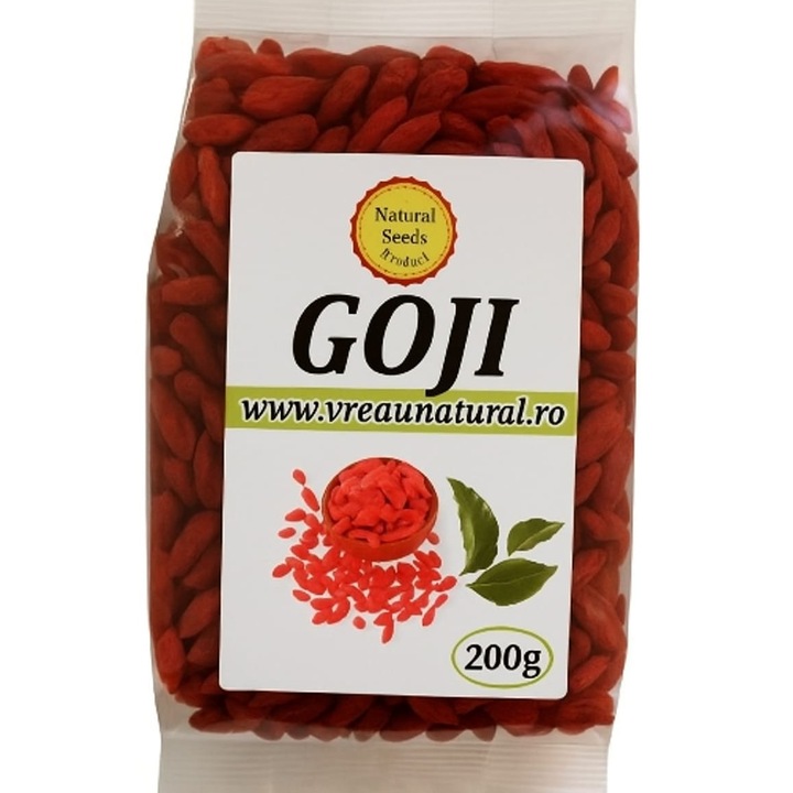 Goji fructe uscate 200g, Natural Seeds Product