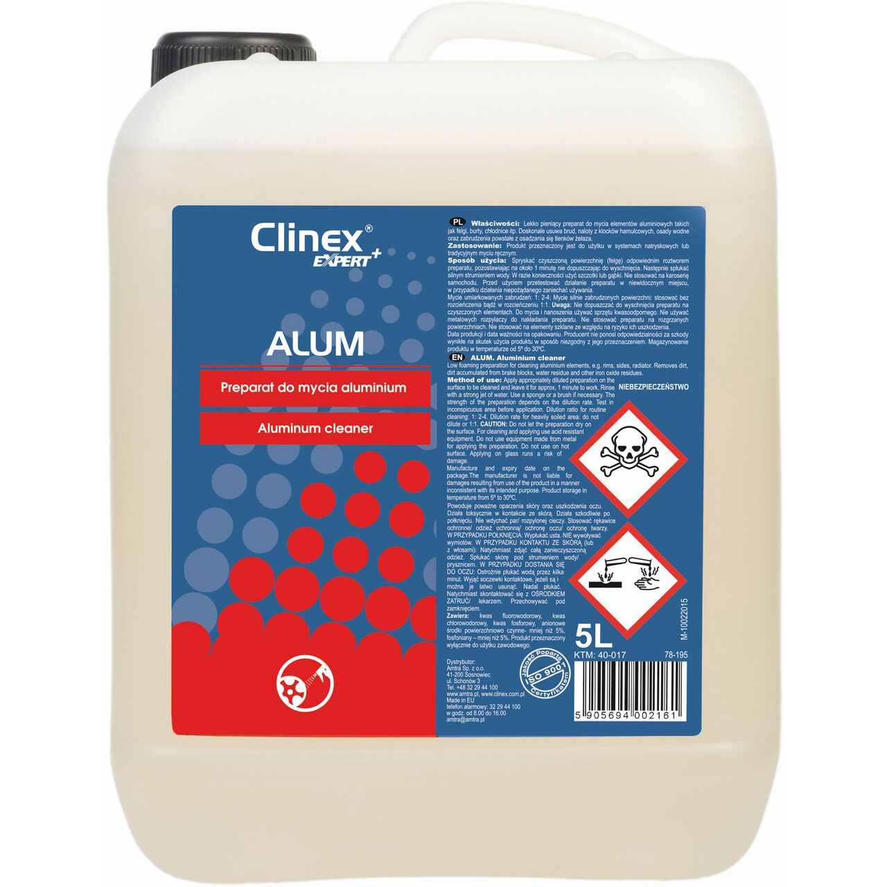 Solutie spalare Alum, Clinex Expert+, 5 L