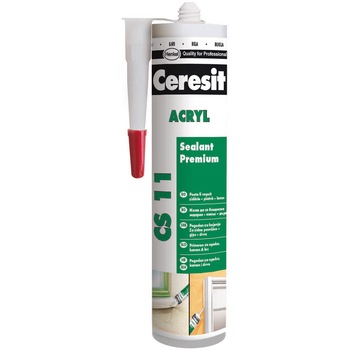 Silicon acrilic Ceresit CS 11, 280 ml, alb Silicon acrilic Ceresit CS 11, 280 ml, alb