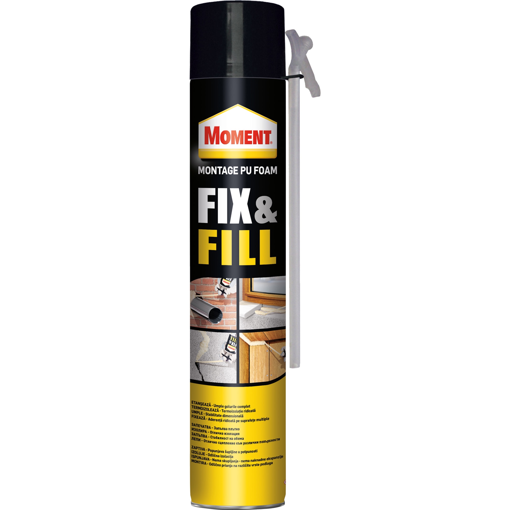 Spuma poliuretanica montaj Moment FIX&FILL, 650 ml