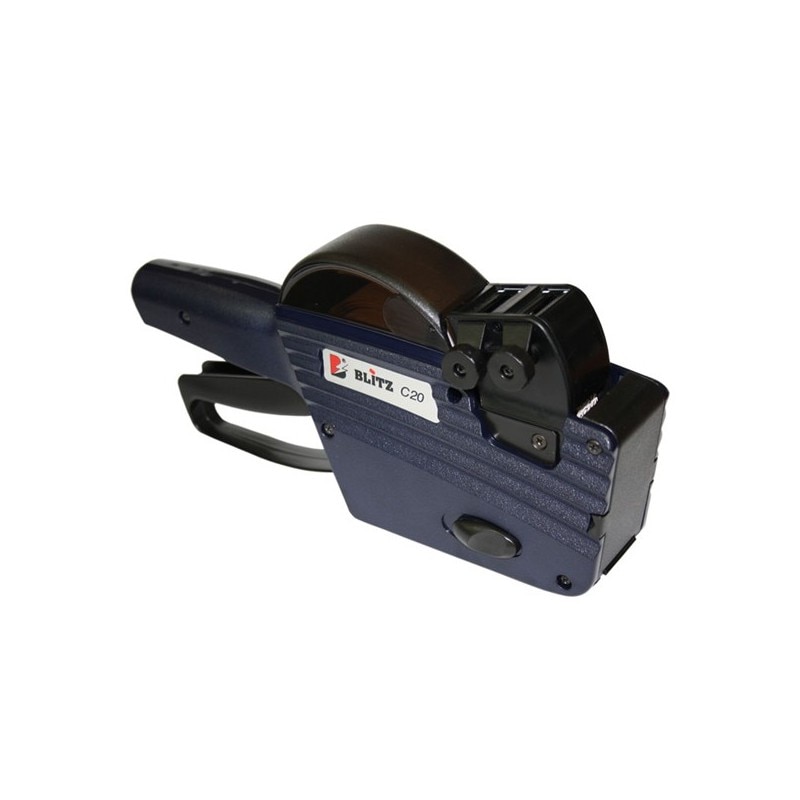 Aparat de etichetare Blitz C20AN, 2 linii,10/10 caractere, Negru