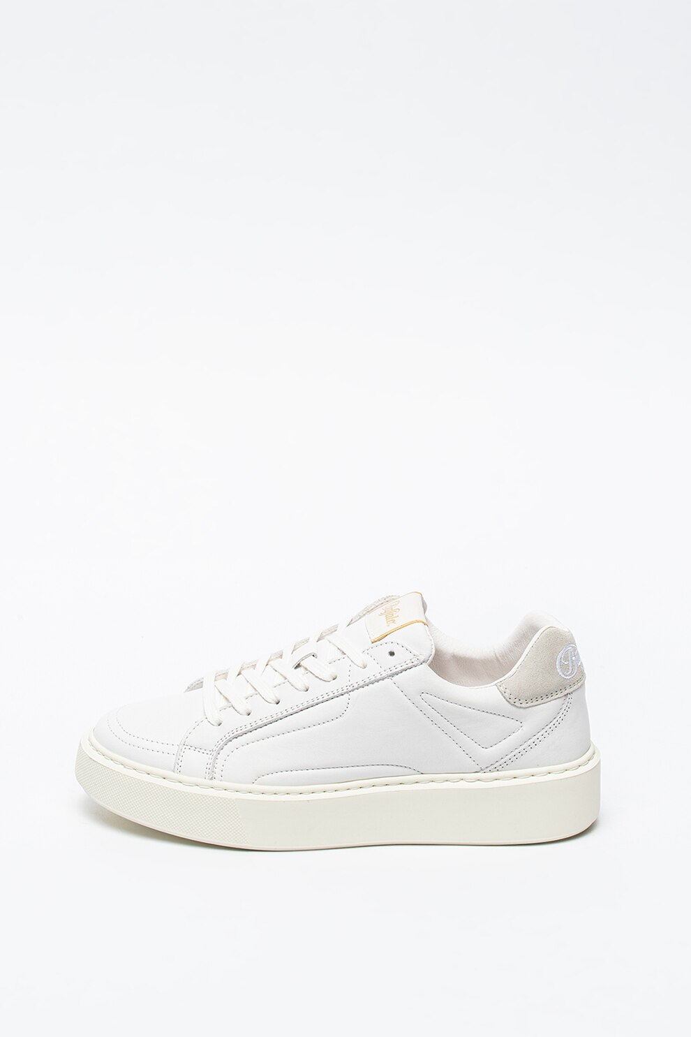 Buffalo, Pantofi sport de piele cu logo Rola