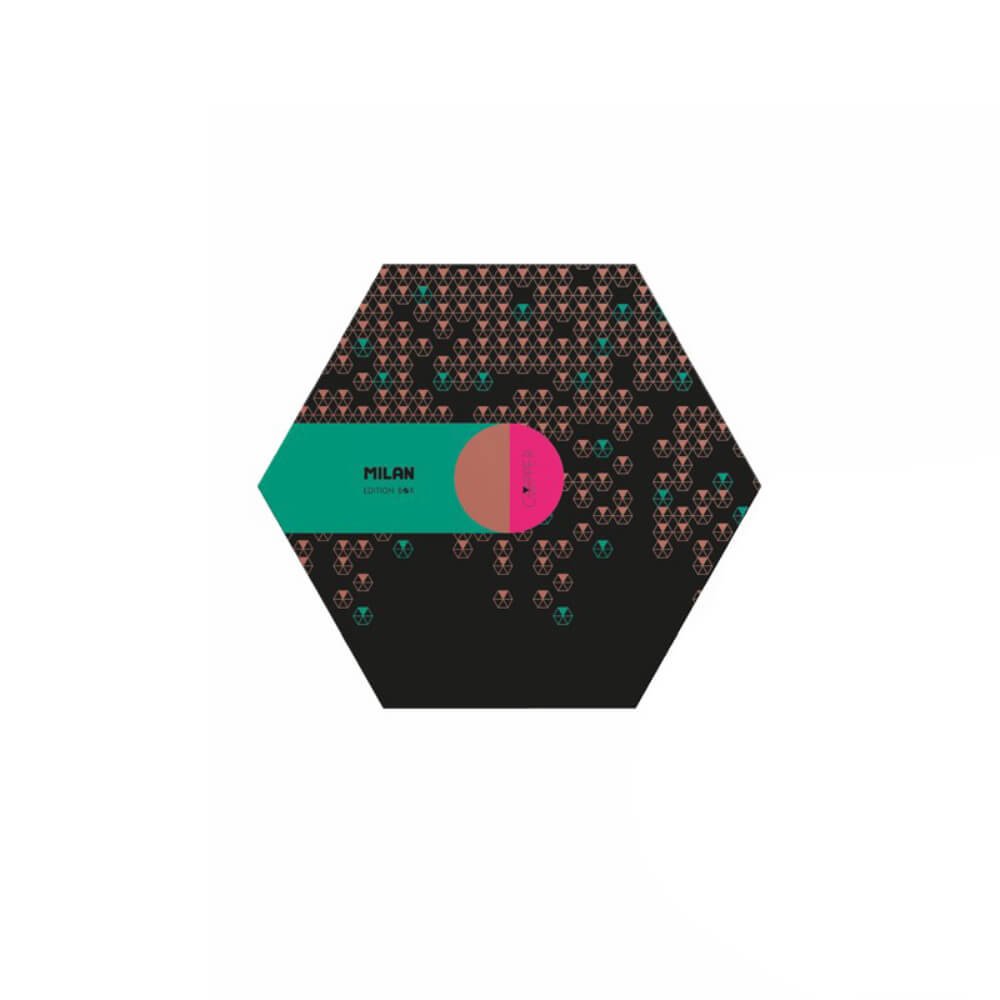 Set Cadou 3 Buc Milan, Agenda si Instrumente de Scris, Pix, Creion Mecanic Mina 0.5 mm, Multicolor, Agenda 10x13.6 cm