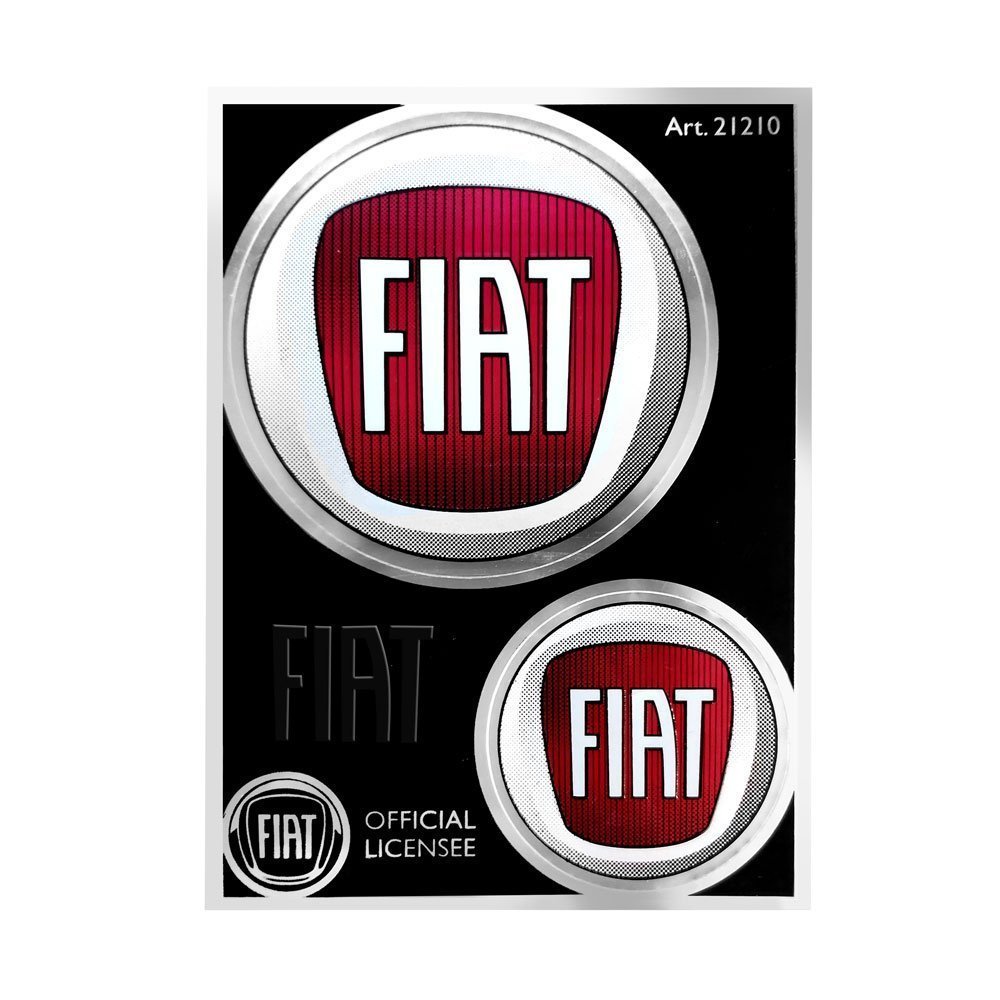 Autocolant, Oficial Logo Fiat, 94 x 131 mm, Multicolor