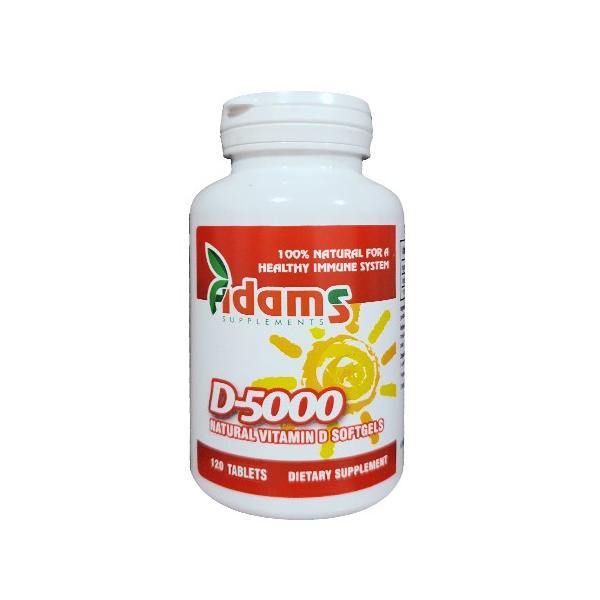 Vitamina D-5000 120 tablete Adams