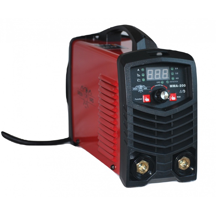 Инверторен електрожен Greenyard MMA 200 A (IGBT) – система за заваряване 20–200 A, 220 V