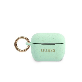 Husa Protectie Originala Guess Compatibila Cu Airpods Pro Colectia Silicone Glitter Verde - Guacapsilglgn Husa Protectie Originala Guess Compatibila Cu Airpods Pro Colectia Silicone Glitter Verde - Guacapsilglgn