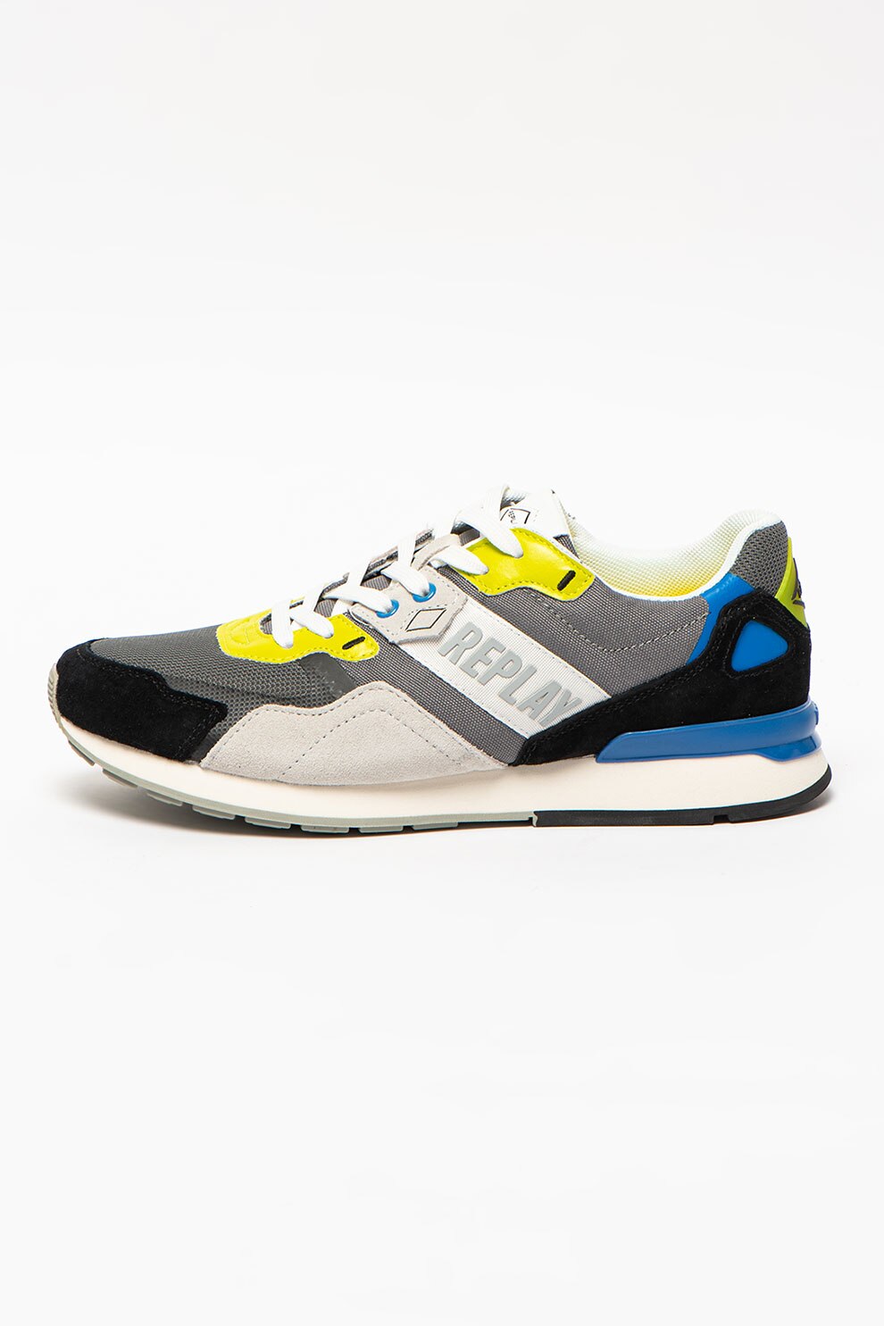 Replay, Pantofi sport low-top cu model colorblock