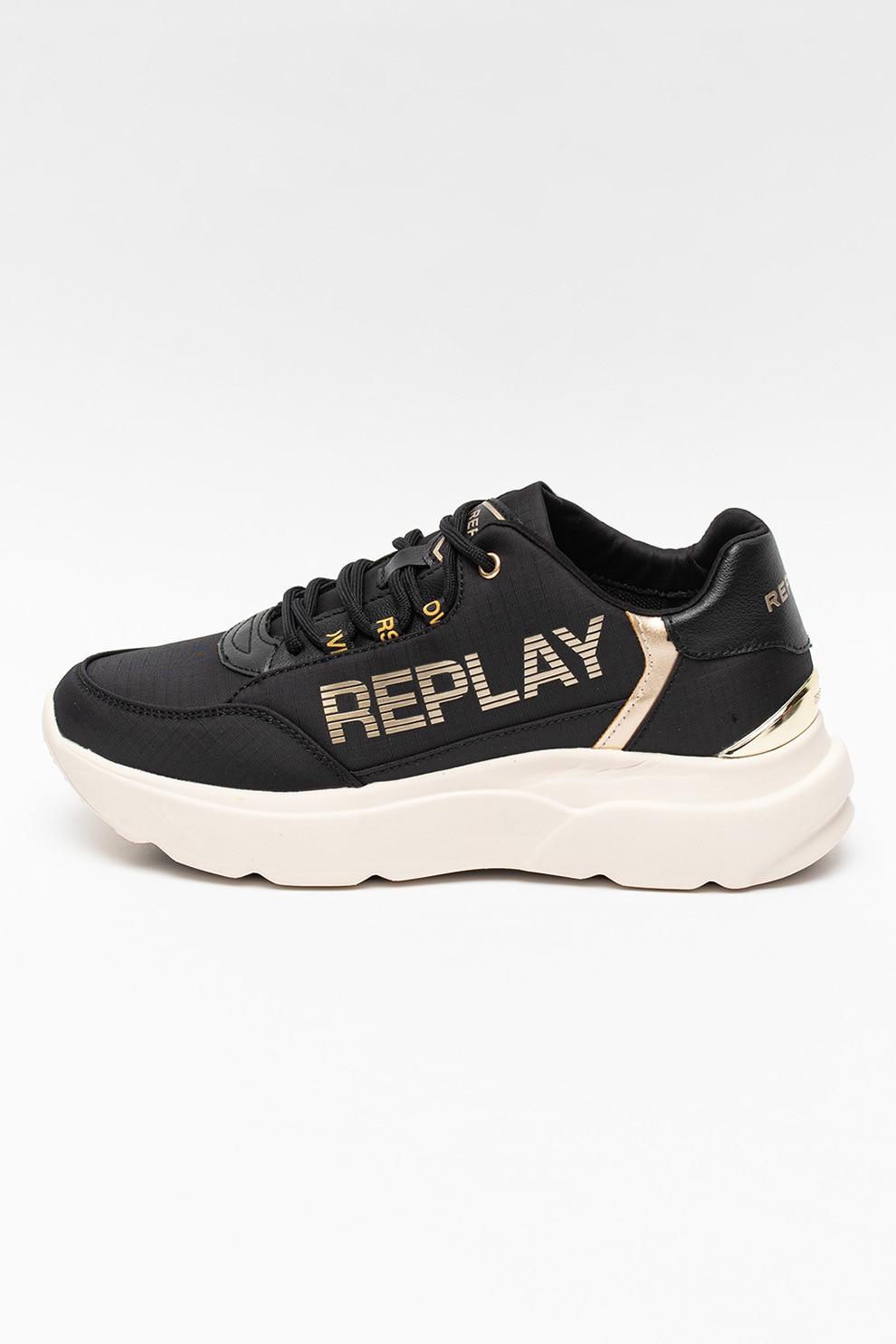 Replay, Pantofi sport cu aspect masiv Whitewell