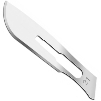 Lame bisturiu sterile Paramount nr 21 pentru maner nr 4, cutie cu 100 buc Lame bisturiu sterile Paramount nr 21 pentru maner nr 4, cutie cu 100 buc