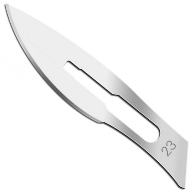 Lame bisturiu sterile Paramount nr 23 pentru maner nr 4, cutie cu 100 buc