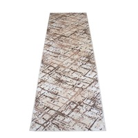 covor tip traversa nova  80x200 cm  201 poliester 100 inaltime plus 6 mm gramaj 1250 gmp antialunecare dos pvc cu puncte  model linii maro imagen 53_0_
0