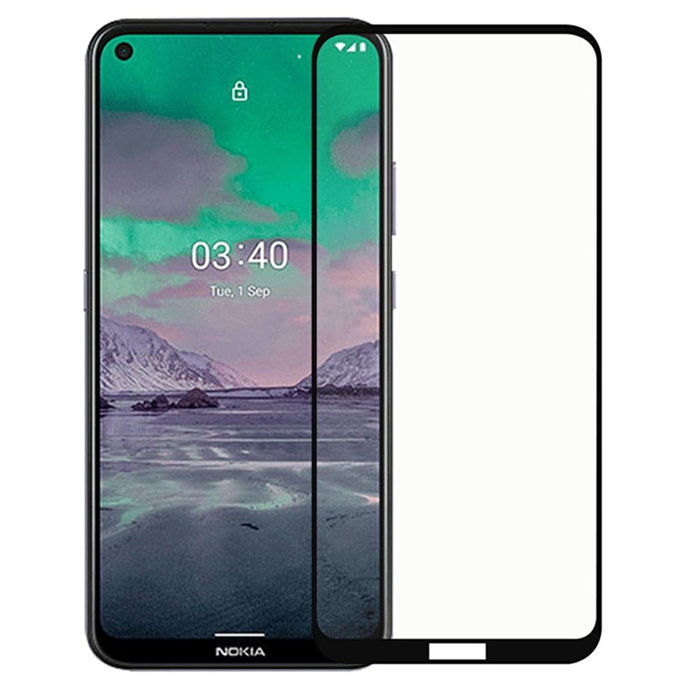 Folie de Sticla 5D Full Glue Nokia 3.4, Negru
