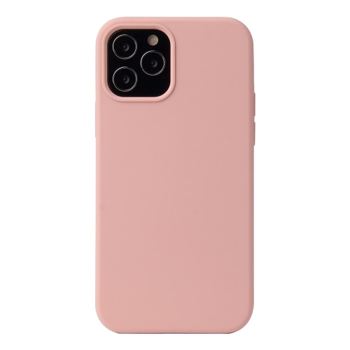 Husa de protectie din silicon soft pentru iPhone 12 Mini, carcasa spate, bumper, Roz, BBL1968