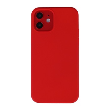 Husa de protectie din silicon soft pentru iPhone 12 Mini, carcasa spate, bumper, Rosu, BBL1973 Husa de protectie din silicon soft pentru iPhone 12 Mini, carcasa spate, bumper, Rosu, BBL1973