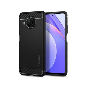 Husa Premium Spigen Rugged Armor Xiaomi Mi 10t Lite, Negru Husa Premium Spigen Rugged Armor Xiaomi Mi 10t Lite, Negru