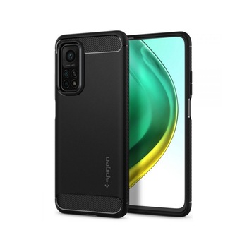 Husa Premium Spigen Rugged Armor Xiaomi Mi 10t / Mi 10t Pro, Negru Husa Premium Spigen Rugged Armor Xiaomi Mi 10t / Mi 10t Pro, Negru