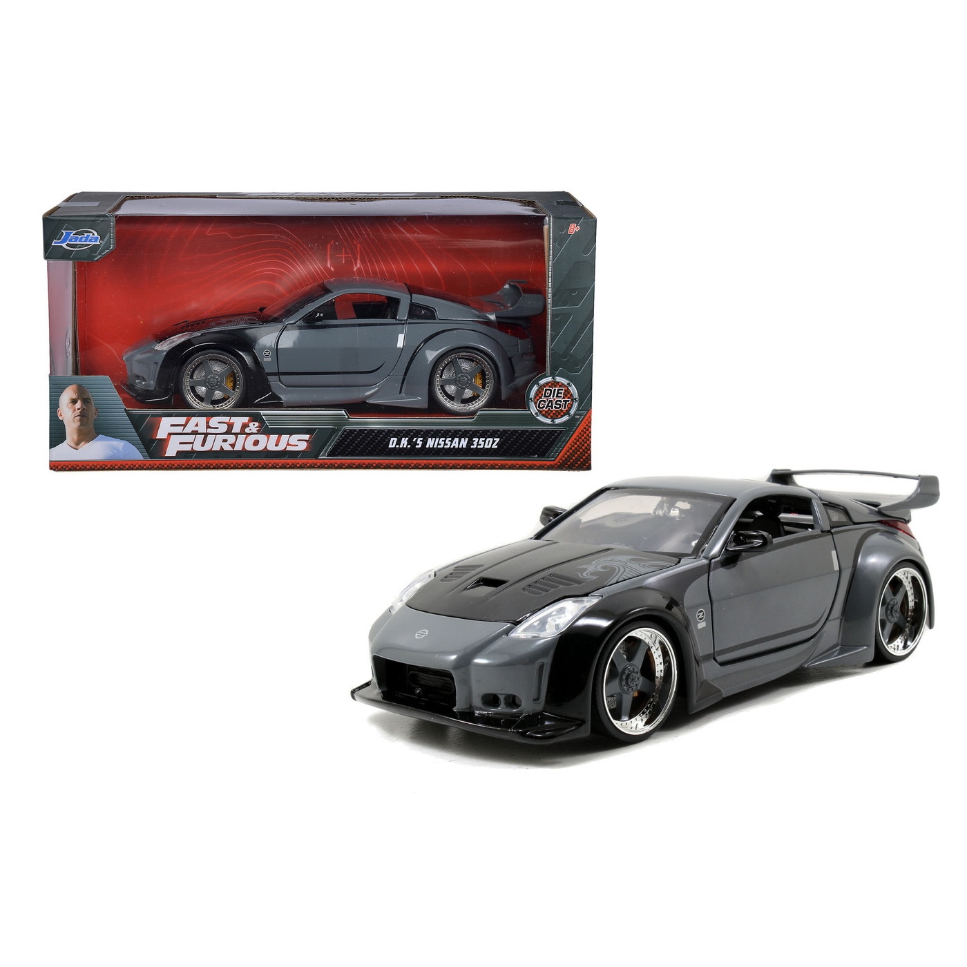 Masinuta metalica fast and furious 2003 nissan 350z scara 1 la 24