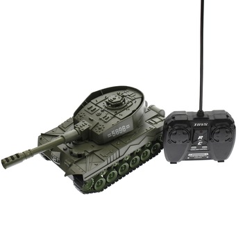 Tanc de jucarie cu telecomanda, pentru copii, control de la distanta - 5896M2 Tanc de jucarie cu telecomanda, pentru copii, control de la distanta - 5896M2