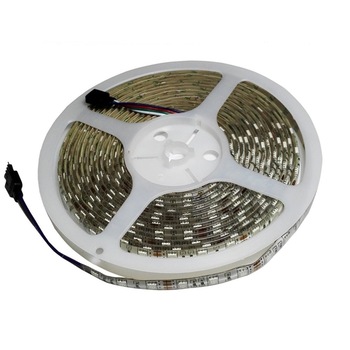 Banda LED RGB, IP65, 12V, 14.4W/M, 60 LED/M, 5050 - rola 5 m Banda LED RGB, IP65, 12V, 14.4W/M, 60 LED/M, 5050 - rola 5 m