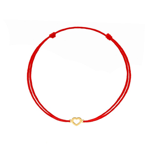 Bratar inima din aur 14k ARTOR BA3