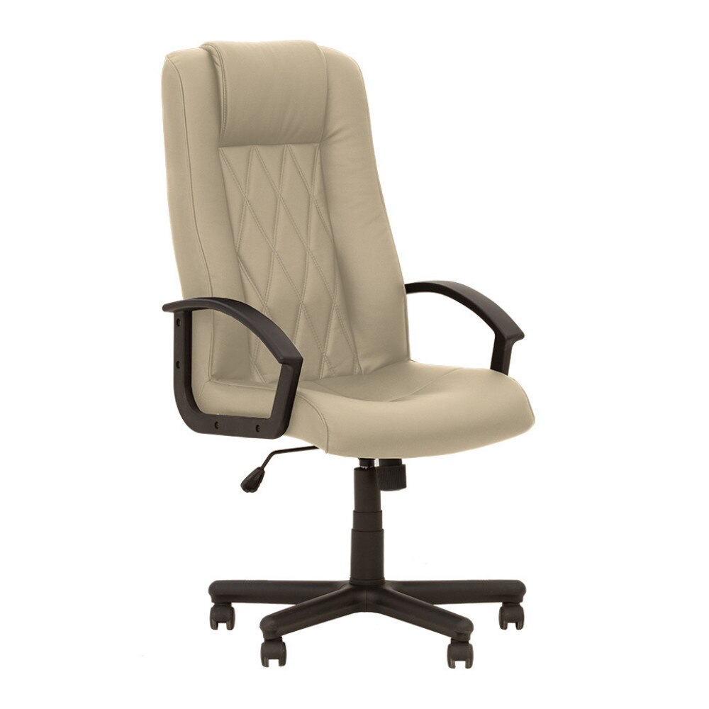 Scaun directorial Elegant, piele ecologica, bej