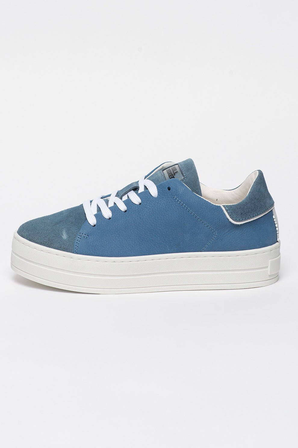 Bullboxer, Pantofi sport flatform de piele intoarsa