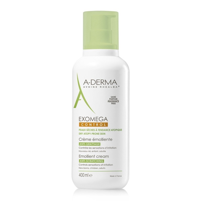 Set A-derma Exomega Control Crema 400 ml + Exomega Control Ulei de