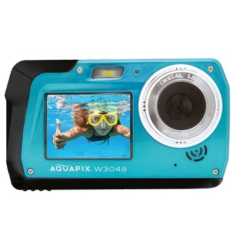 Camera Foto Subacvatica EasyPix W3048 Edge, Albastru Camera Foto Subacvatica EasyPix W3048 Edge, Albastru