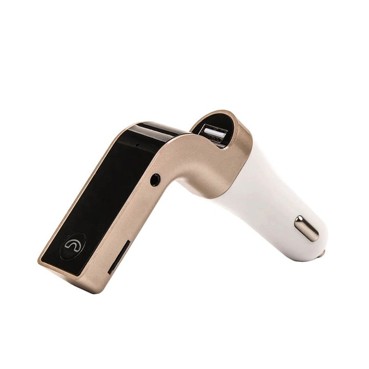 Modulator FM Auto G7, Bluetooth, slot Card SD, USB, auriu Selling Depot ®
