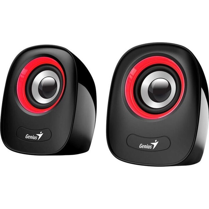 Genius SP-Q160 2.0 Hangszóró Fekete-Piros