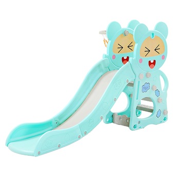 Tobogan Nichiduta Blue Happy Baby 2in1 cu cos de baschet Tobogan Nichiduta Blue Happy Baby 2in1 cu cos de baschet