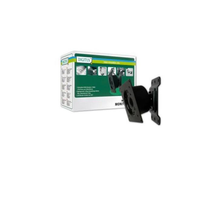 Стойка Digitus DA-90307, За LCD монитор и телевизор, Въртяща се, Накланящ се, До 15 кг