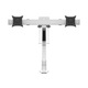 Multibrackets Gaslift 15" - 32" Asztali rögzítő egykaros dupla konzol Fehér