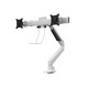 Multibrackets Gaslift 15" - 32" Asztali rögzítő egykaros dupla konzol Fehér