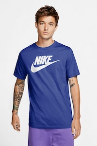 Nike, Тениска Icon Futura с лого, Син, XL