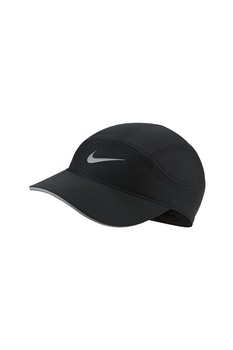 Nike, Sapca unisex cu logo pentru alergare Aoro Tailwind, Negru Nike, Sapca unisex cu logo pentru alergare Aoro Tailwind, Negru