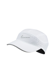 Nike, Sapca unisex cu logo pentru alergare Aoro Tailwind, Alb Nike, Sapca unisex cu logo pentru alergare Aoro Tailwind, Alb