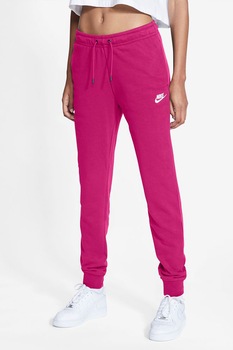 Nike, Pantaloni sport conici cu buzunare laterale Sportswear Club, Fucsia Nike, Pantaloni sport conici cu buzunare laterale Sportswear Club, Fucsia