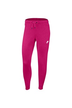 Nike, Pantaloni sport slim fit cu snur in talie Essential, Zmeuriu Nike, Pantaloni sport slim fit cu snur in talie Essential, Zmeuriu