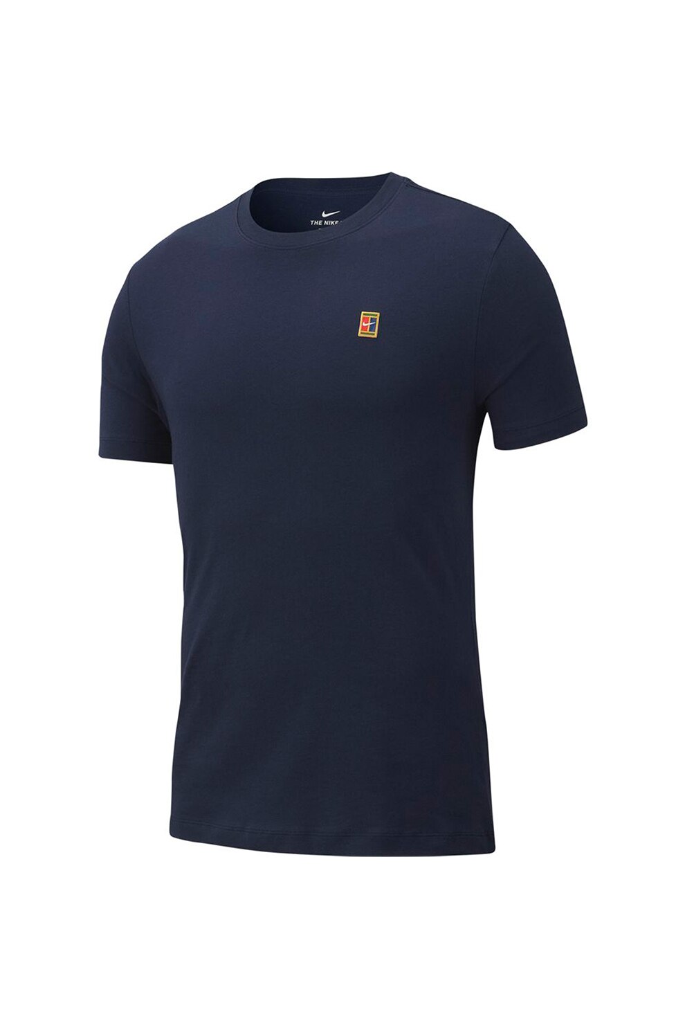 Nike, Tricou cu decolteu la baza gatului pentru tenis Court, Bleumarin